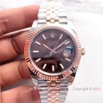 (EW) Swiss Rolex Datejust II 41 Chocolate Index Dial Jubilee Watch - 126331